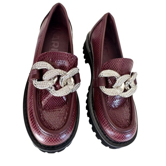 Karl Lagerfeld Paris Giana Platform Loafer Size 6 NWOT - Picture 1 of 9